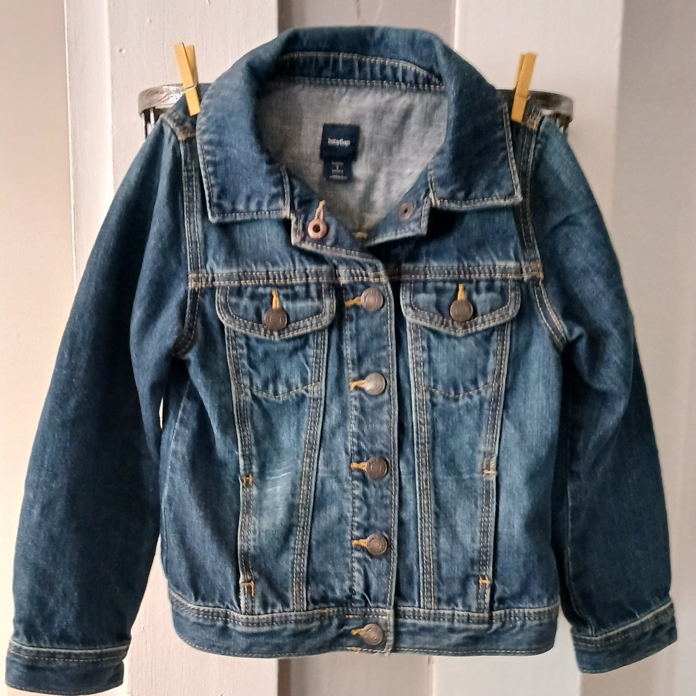 Baby Gap Girls Denim Jacket - Blue